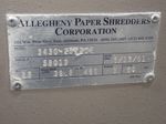 Allegheny Paper Shredders Corp Allegheny Paper Shredders Corp 203500 Paper Shredder 