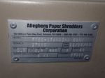 Allegheny Paper Shredders Corp Allegheny Paper Shredders Corp 203500 Paper Shredder 