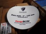 Precision Piping White Adhesive Flange Dots