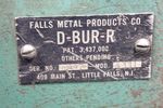 Falls Metal Products Company Deburring Unit