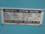  Horizontal Rotating Machine
