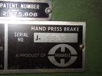 Diacro Hand Press Brake