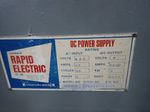 Rapid Electric Co Inc Dc Power Supply