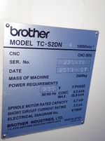 Brother Brother Tcs2dn Cnc Vmc