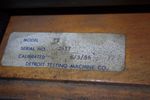 Detroit Testing Machine Co Tensile Pull Tester