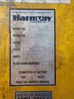 Harmony Enterprises Inc Cardboard Baler