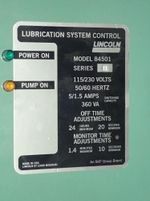 Lincoln Lubrication System