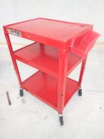  Steel Cart W Shelves  Outlets