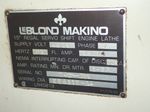 Leblond Makino Lathe