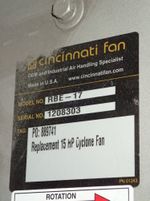 Cincinnati Fan Dust Collector