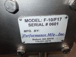 Performance Mfg Ss Volumemetric Piston Pump Unit