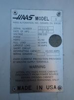 Haas Cnc Vmc