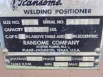 Ransome Welding Positioner
