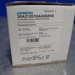 Siemens Siemens 3ra21201ha240ak6 Combination Starter 588a 110120vac