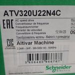 Schneider Electric Schneider Electric Atv320u22n4c Ac Speed Drive 3hp 380500v