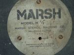 Marsh Stensil Cutting Machine