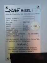 Haas Cnc Vmc