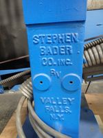Stephen Bader Belt Grinder