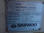 Daewoo Daewoo Dmv400 Cnc Vmc