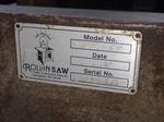 Rollin Saw Rollin Saw Ef1459 Vertical Band Saw