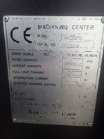 Doosan Doosan Mv502550 Cnc Vmc