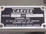 Carver Carver 3970 Lab Press