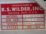 Rs Wilder Optical Comparitor