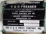 The Vo Press Co The Vo Press Co 15st Stamping Press