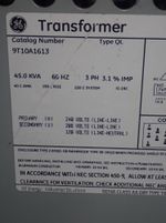 General Electric Transformer