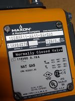 Maxon Natural Gas Valve