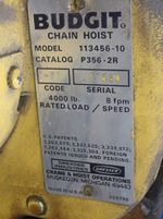 Budgit Electric Chain Hoist