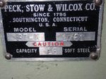 Peck Stow  Wilcox Shear