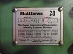 Matthews  Marking Machine