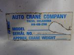 Autocrane Hydraulic Crane