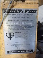 Muliton Pallet Jack 