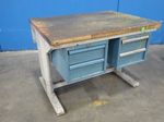 Lista Wood Top Work Bench Wdrawers