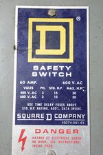 Square D Fusible Disconnect