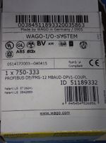 Wago Io Profibus System Line Filler