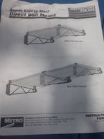 Metro Super Erecta Shelf Direct Wall Mount