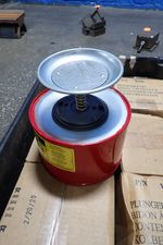 Justrite Plunger Cans