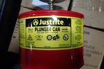 Justrite Plunger Cans