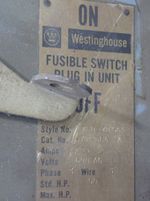 Westinghouse Bus Plug