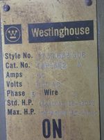 Westinghouse Bus Plug