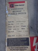 Cutlerhammer Bus Plug