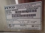 Fetco Commercial Coffee Brewer