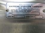 American Sterilizer Sterilizer