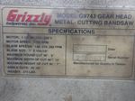 Grizzly Horizontal Bandsaw
