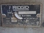 Ridgid Pipe Threader