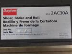 Dayton Shear Brake Roll