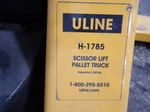 Uline Scissor Lift Pallet Jack